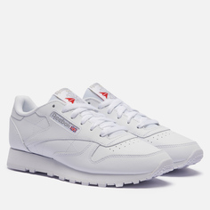 Женские кроссовки Reebok Classic Leather белый, размер 37 EU