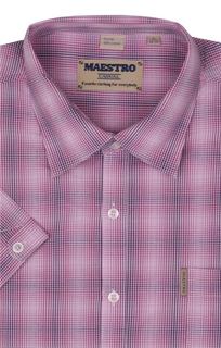 Рубашка мужская Maestro Vintage 2K розовая S