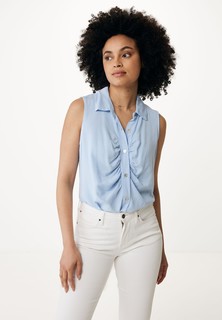 Блуза женская MEXX DF0436033W голубая 2XL