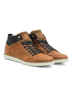 Кеды мужские BULLBOXER 399K56468AMBRB коричневые 41 EU