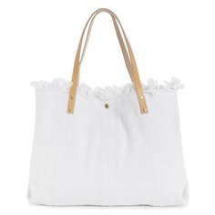 Пляжная сумка женская Pulicati 775 белая