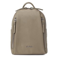 Рюкзак женский Pierre Cardin 1858 серо-бежевый 30х26х10 см
