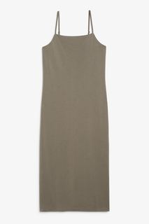 Сарафан женский Monki 1176688003 бежевый S (доставка из-за рубежа)