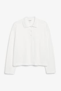 Лонгслив женский Monki 1157915003 белый 2XL (доставка из-за рубежа)