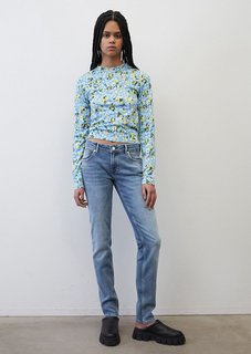 Футболка Marc O’Polo Denim женская, 342231552147, размер XS, голубая
