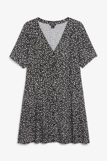 Платье женское Monki 1006130016 черное 2XL (доставка из-за рубежа)