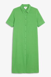 Платье женское Monki 1182023003 зеленое S (доставка из-за рубежа)