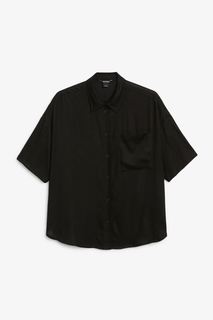 Рубашка женская Monki 972319022 черная XS (доставка из-за рубежа)