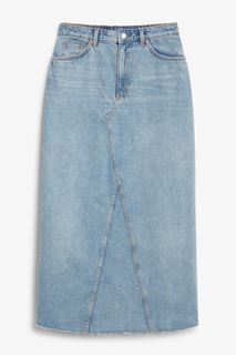 Юбка женская Monki 1135354001 синяя 36 (доставка из-за рубежа)