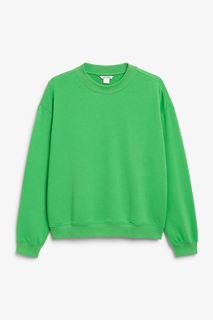 Свитшот женский Monki 636127136 зеленый 2XS (доставка из-за рубежа)