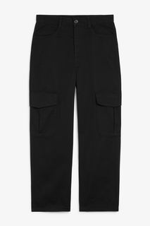 Брюки женские Monki 1125113002 черные 34 (доставка из-за рубежа)