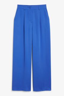 Брюки женские Monki 1149273001 синие 34 (доставка из-за рубежа)