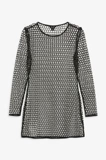 Платье женское Monki 1138207001 черное XL (доставка из-за рубежа)