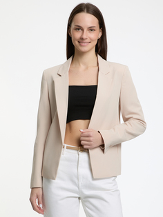 Блейзер женский oodji 11208022-2 бежевый 34 EU