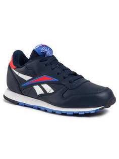 Кроссовки женские Reebok Classic Leather EG5743 синие 36.5 EU