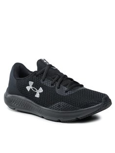 Кроссовки женские Under Armour Ua W Charged Pursuit 3 3024889-003 черные 38 EU