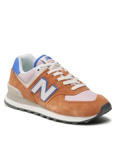 Кроссовки женские New Balance WL574QB коричневые 40.5 EU