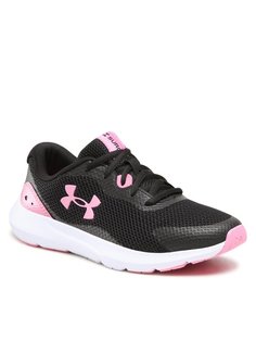 Кроссовки женские Under Armour Ua Ggs Surge 3 3025013-001 черные 39 EU