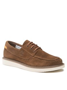 Полуботинки мужские Timberland Newmarket II Lthr Boat TB0A5REM9681 коричневые 42 EU