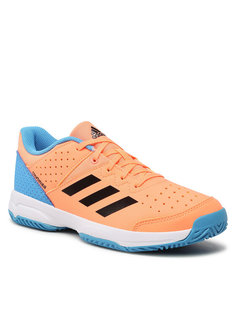 Кроссовки женские Adidas Court Stabil Jr GX3760 оранжевые 38 EU