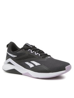 Кроссовки женские Reebok Nanoflex TR V2 Shoes HQ4221 черные 38.5 EU