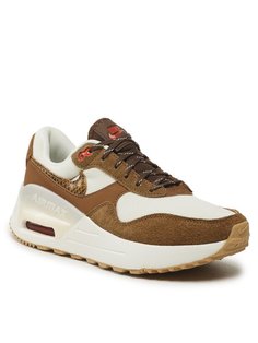 Кроссовки женские Nike Air Max System Se DX9504 100 коричневые 36.5 EU