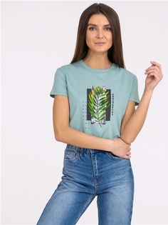 Футболка женская Апрель 1ЖДФК3350001 зеленая 92/164