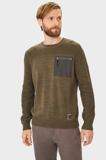 Джемпер мужской Baon B631524 хаки S