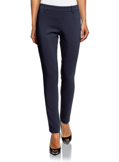 Брюки женские oodji 11706196B синие 40