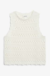 Топ женский Monki 1133411001 белый 2XL (доставка из-за рубежа)