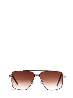 Солнцезащитные очки унисекс Vitacci EV22038 коричневые