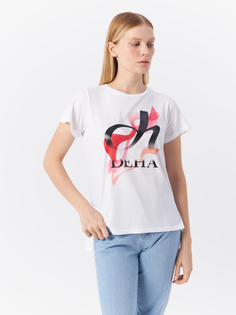 Футболка женская Deha B64531.10001 белая XS