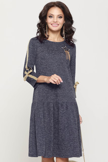Платье женское DSTrend Как это мило синее 46