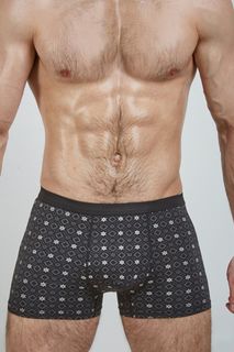 Мужские трусы-боксеры с мелким узором из ромбов и звезд Salvador Dali