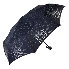 Зонт складной женский автоматический FERRE MILANO 6034-OC, черный Ferre