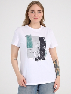 Футболка женская Апрель 1ЖДФК3298001 белая 104/164
