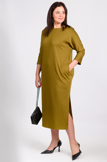 Платье женское SVESTA R1112VerKha зеленое 58 RU