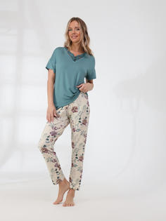 Комплект домашний женский Vitacci TR2321-06 зеленый 40-42 RU