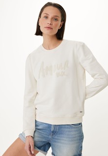 Толстовка женская Mexx, TU1831033W, off white, размер XXL