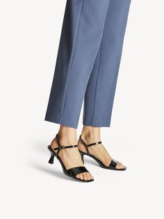 Босоножки женские Tamaris 1-1-28011-20-018 черные лаковые 40 RU