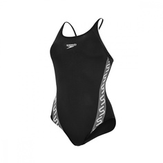 Купальник слитный женский Speedo 8-087333503 черный 40 EU