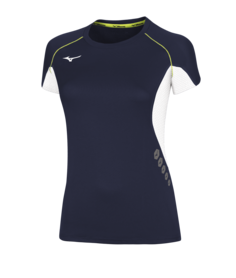 Футболка женская Mizuno U2EA7202 синяя XS