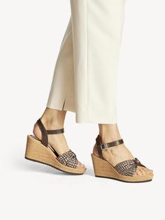 Босоножки женские Tamaris 1-1-28346-20-356 коричневые 39 RU