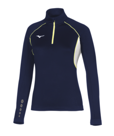 Лонгслив женский Mizuno U2EC7201 синий XS