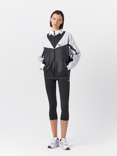 Толстовка Reebok для женщин, на молнии, FJ3168, Black, размер L