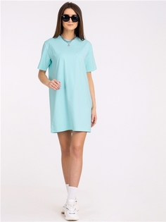 Платье женское Апрель 1ЖПК3857804 голубое 96-100/164