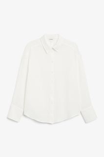 Рубашка женская Monki 1177647001 белая S (доставка из-за рубежа)