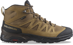 Кроссовки мужские Salomon X Ward Leather MID GTX (2023) коричневые 44 EU