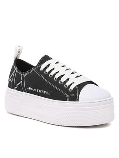 Кеды женские Armani Exchange XDX115 XV695 S526 черные 40 EU