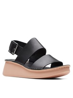 Босоножки женские Clarks Velhill Strap черные 38 EU